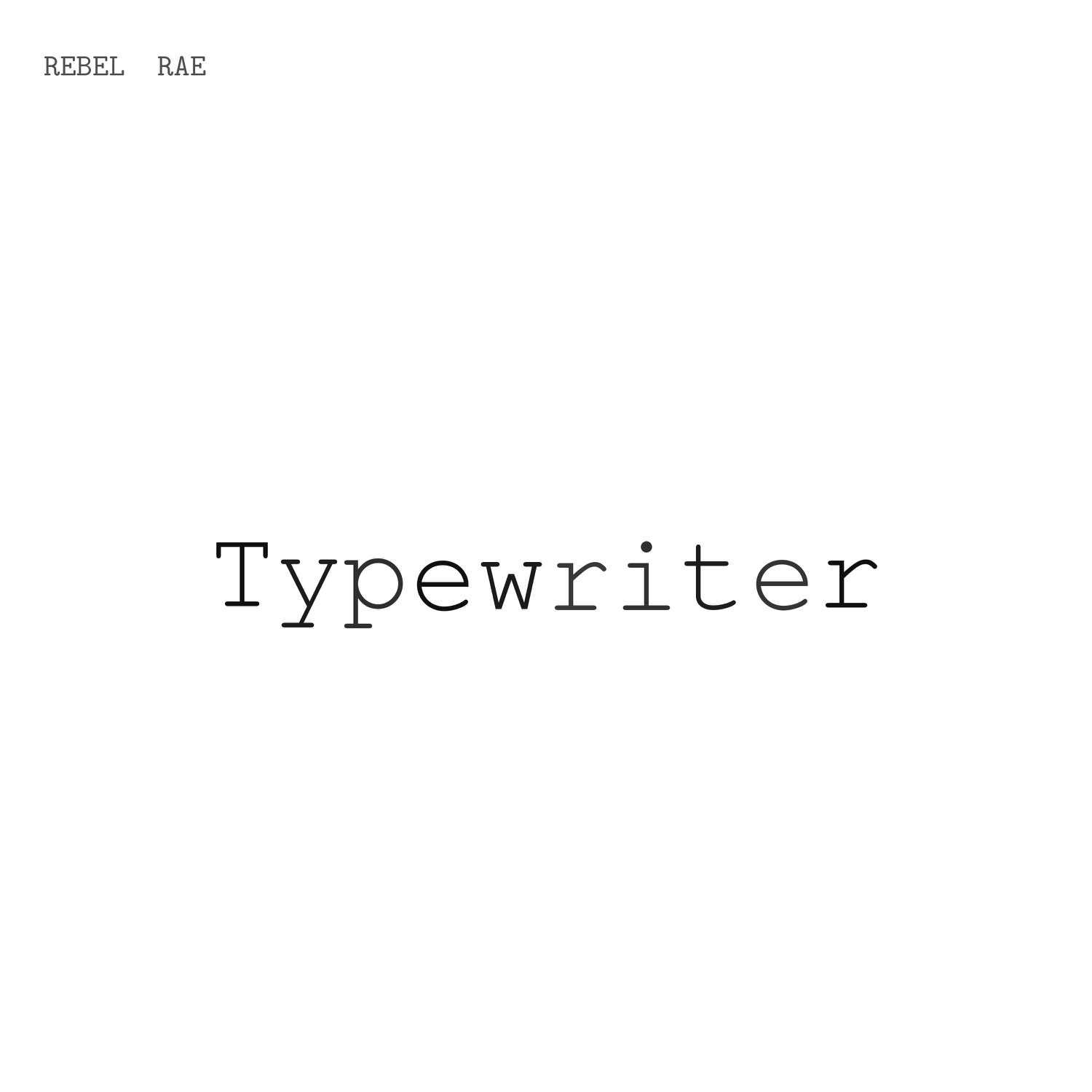 Typewriter EP cover